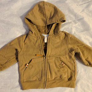 Janie and Jack 12-18 Months Brown Cotton Coat